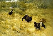 bruno liljefors orrspel i mossen Spain oil painting artist